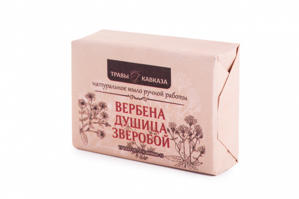 Купить мыло натуральное ручной работы "вербена, зверобой, душица" с доставкой по России
