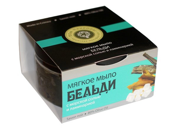 Купить мягкое мыло "бельди с морской солью и ламинарией" 200 гр. с доставкой по России