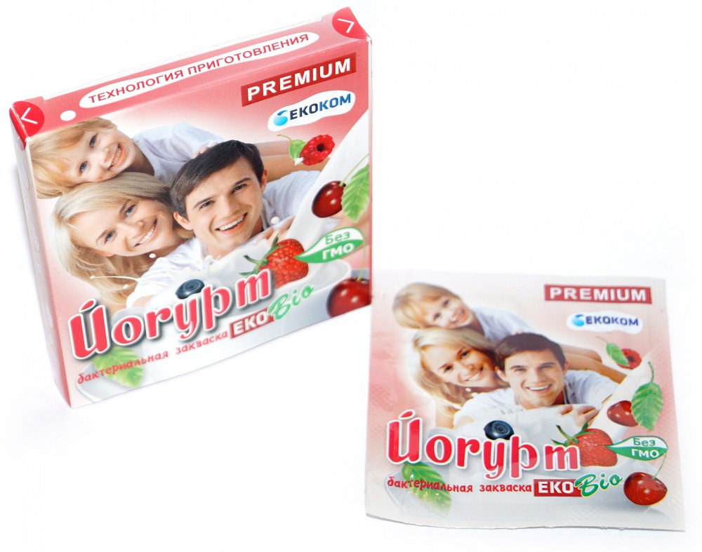 Купить закваска "йогурт" eco bio premium, 3 пакета по 3 гр. с доставкой по России