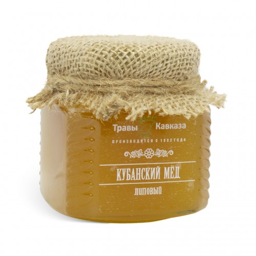 Купить мед натуральный кубанский липовый 350 гр. с доставкой по России