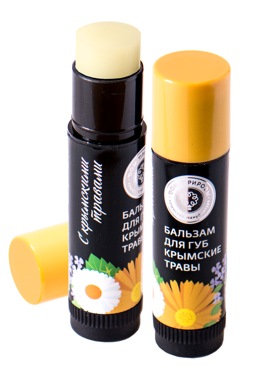 Купить натуральный бальзам для губ "крымские травы", помадница с доставкой по России