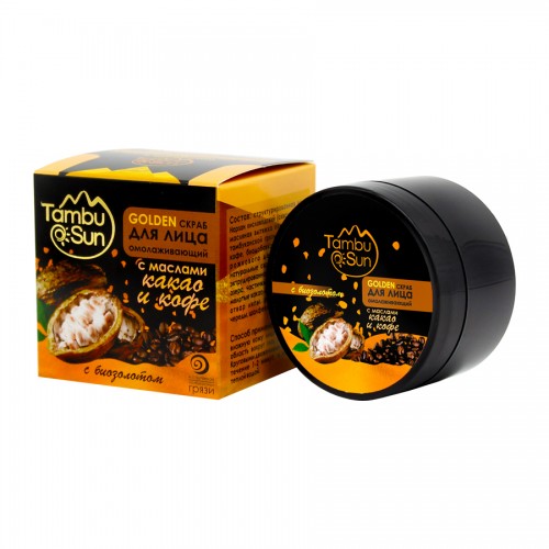 Купить golden скраб для лица «tambusun» с маслом какао и кофе 70 мл. с доставкой по России