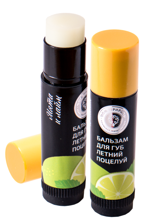 Купить натуральный бальзам для губ "летний поцелуй", помадница с доставкой по России