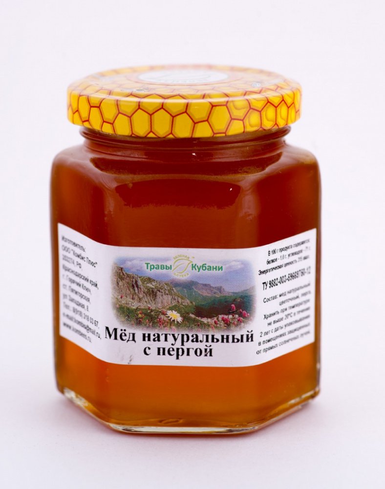 Купить мед натуральный с пергой с доставкой по России
