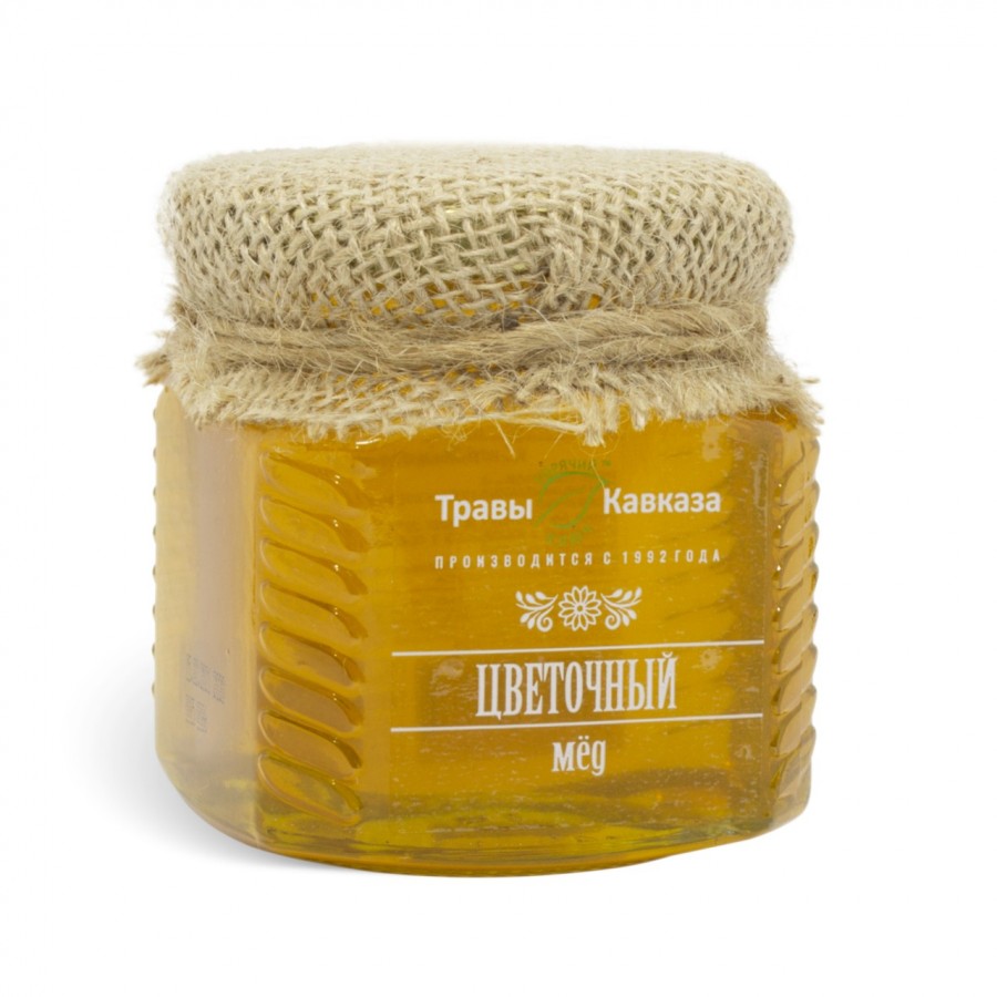 Купить мед натуральный цветочный 350 гр. с доставкой по России