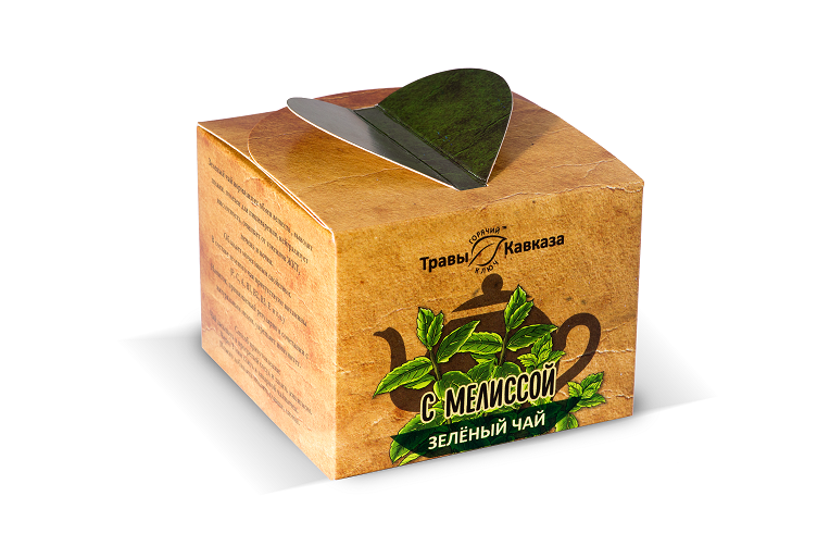 Купить зеленый чай с мелиссой 50 гр. с доставкой по России