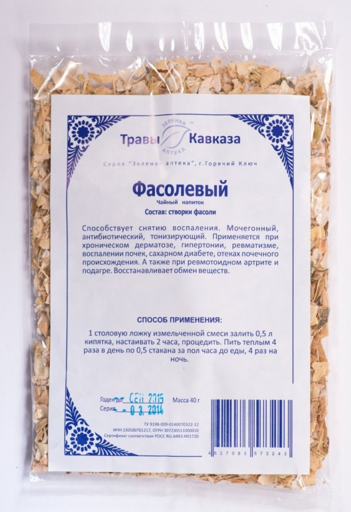 Купить фасолевый (створки фасоли), 40 гр. с доставкой по России