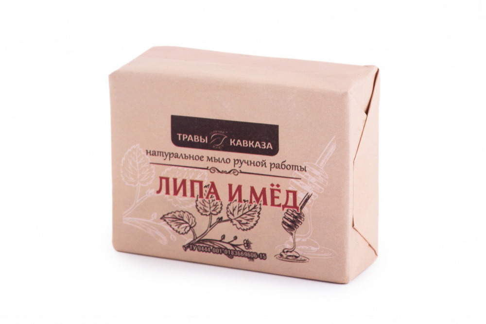Купить мыло натуральное ручной работы "липа и мёд" с доставкой по России
