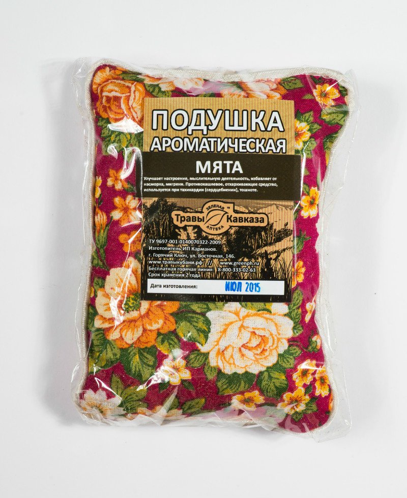 Купить подушка ароматическая мята перечная (11*15) с доставкой по России