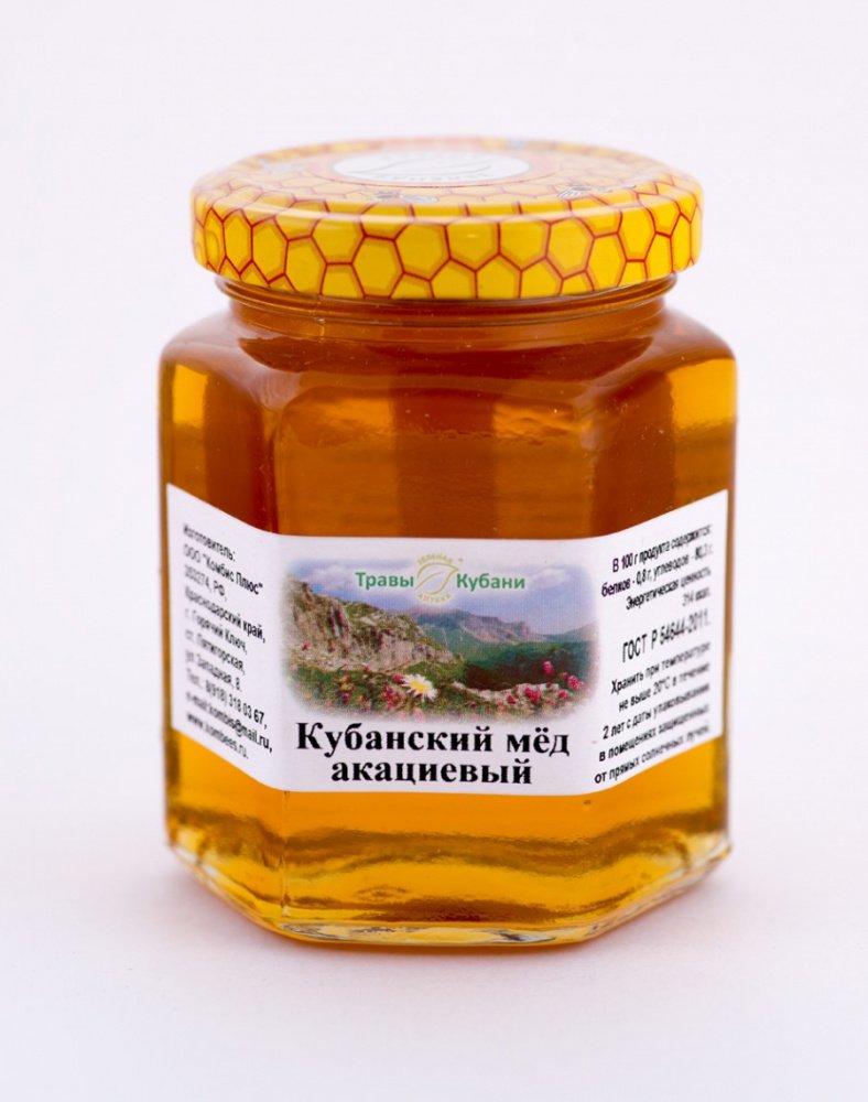 Купить мед натуральный кубанский акациевый с доставкой по России