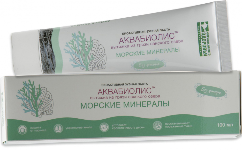 Купить зубная паста аквабиолис «морские минералы» с доставкой по России