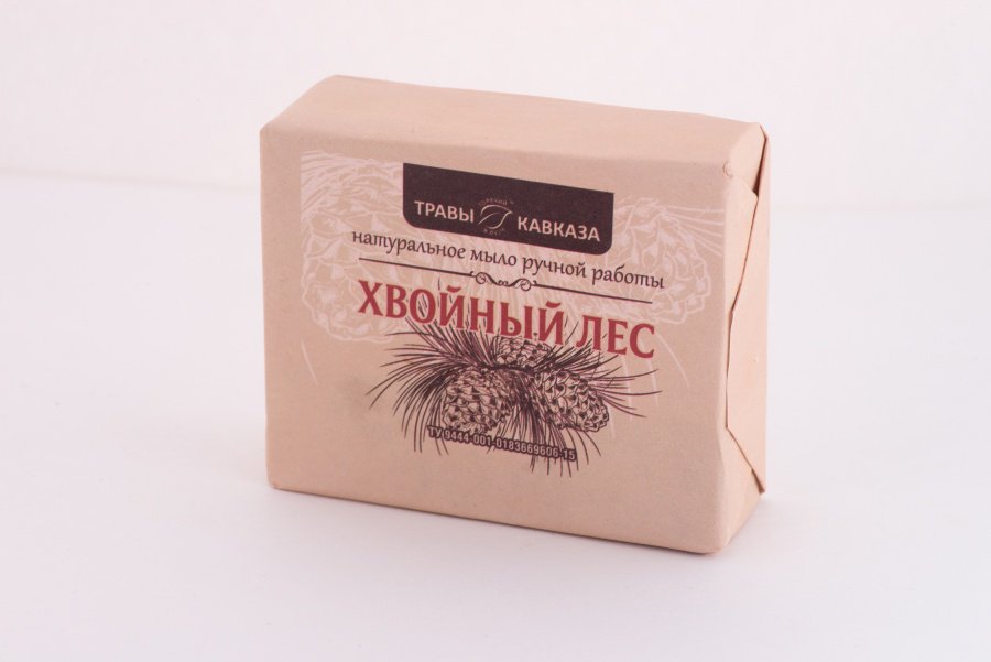 Купить мыло натуральное ручной работы "хвойный лес" с доставкой по России