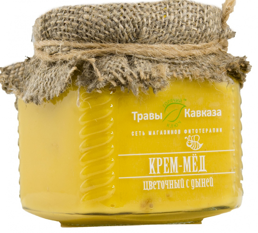 Купить крем-мёд с дыней "травы кавказа" 310 гр. с доставкой по России