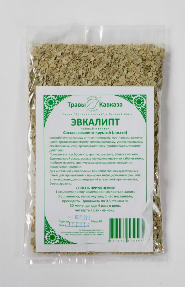 Купить эвкалипт (листья), 60 гр. с доставкой по России