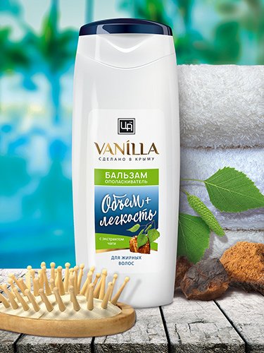 Купить бальзам ополаскиватель vanilla с экстрактом чаги 250 гр. с доставкой по России